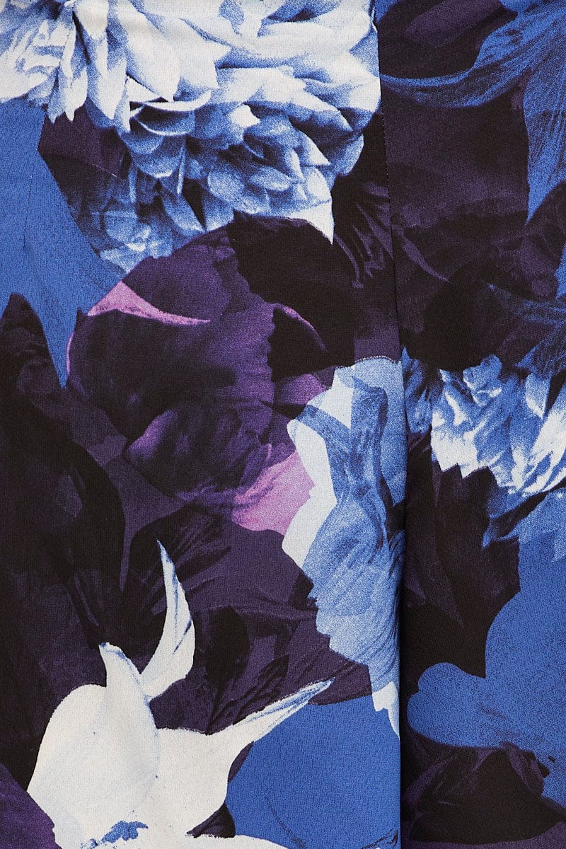 Abstract Print Layered Shorts High Rise - Image 6