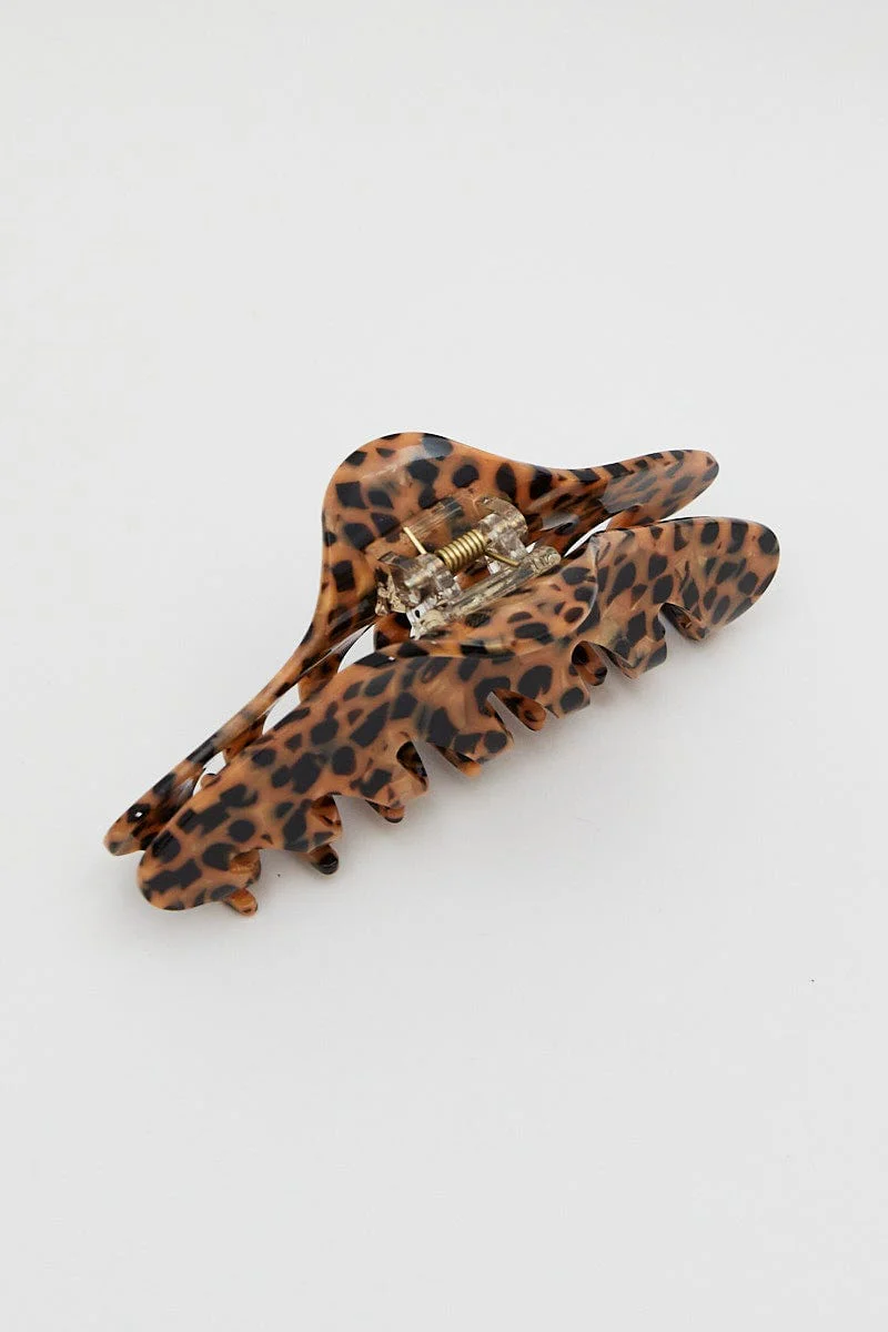 Animal Print Claw Clip - Image 2