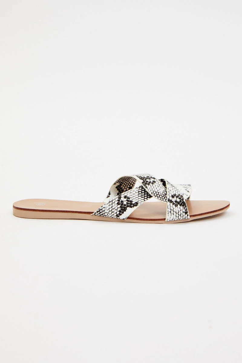 Animal Print Flat Slides - Image 2