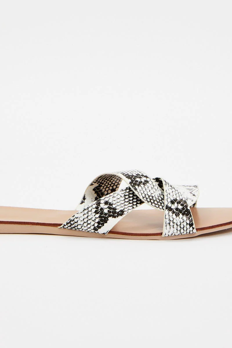 Animal Print Flat Slides - Image 4