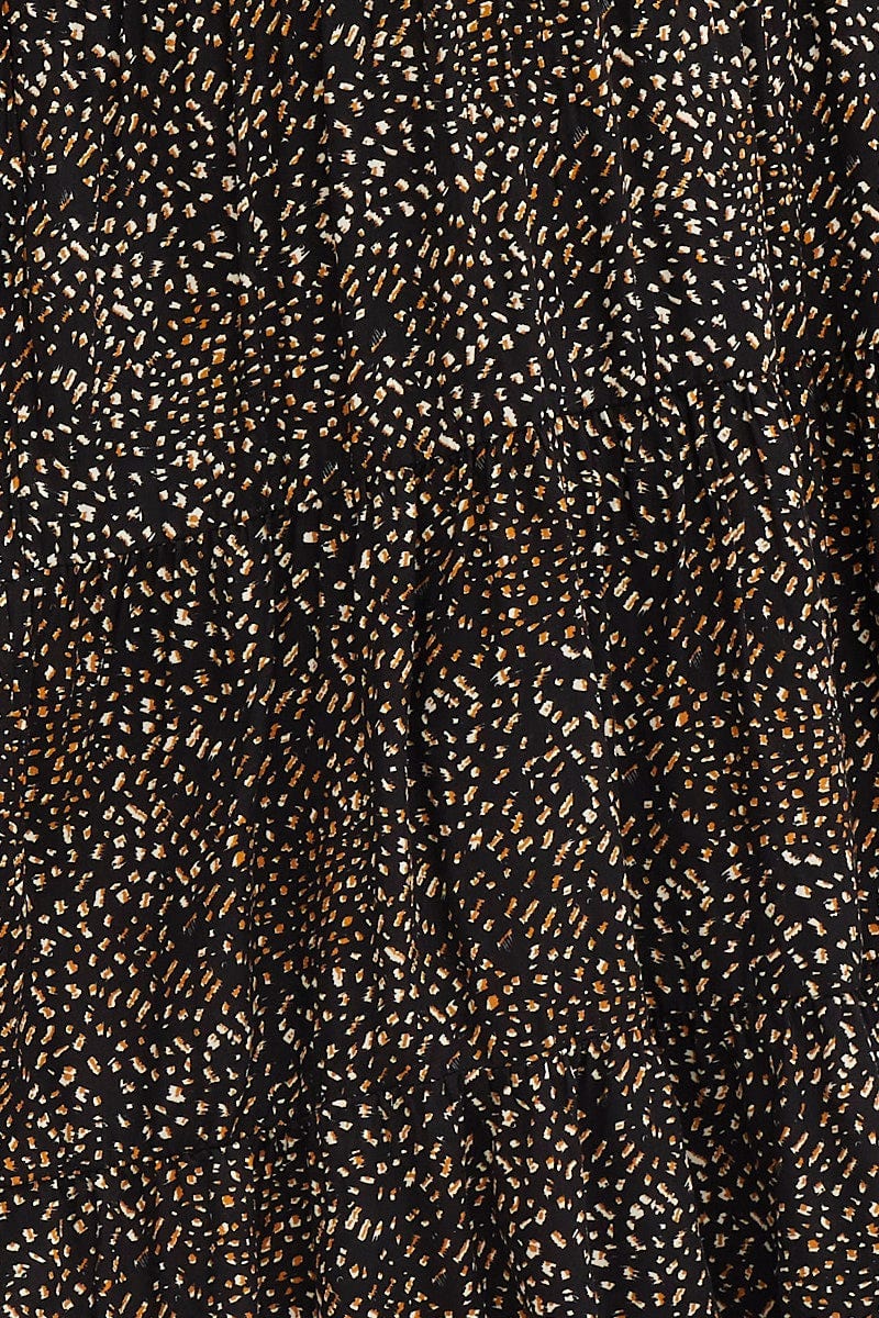 Animal Print Maxi Skirt Elastic Waist - Image 6