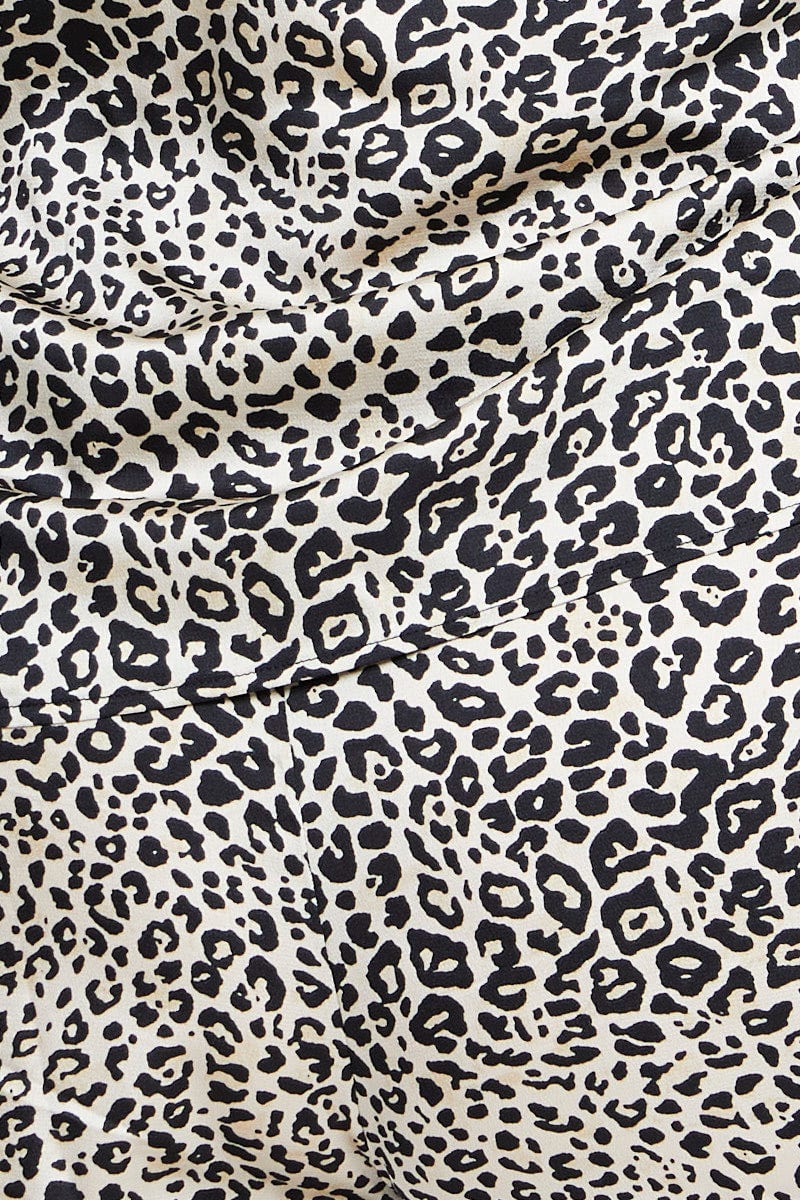 Animal Print Pj Piping Satin Pyjama Set - Image 6