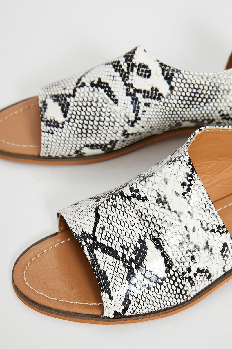 Animal Print Side Cut Out Flats - Image 2