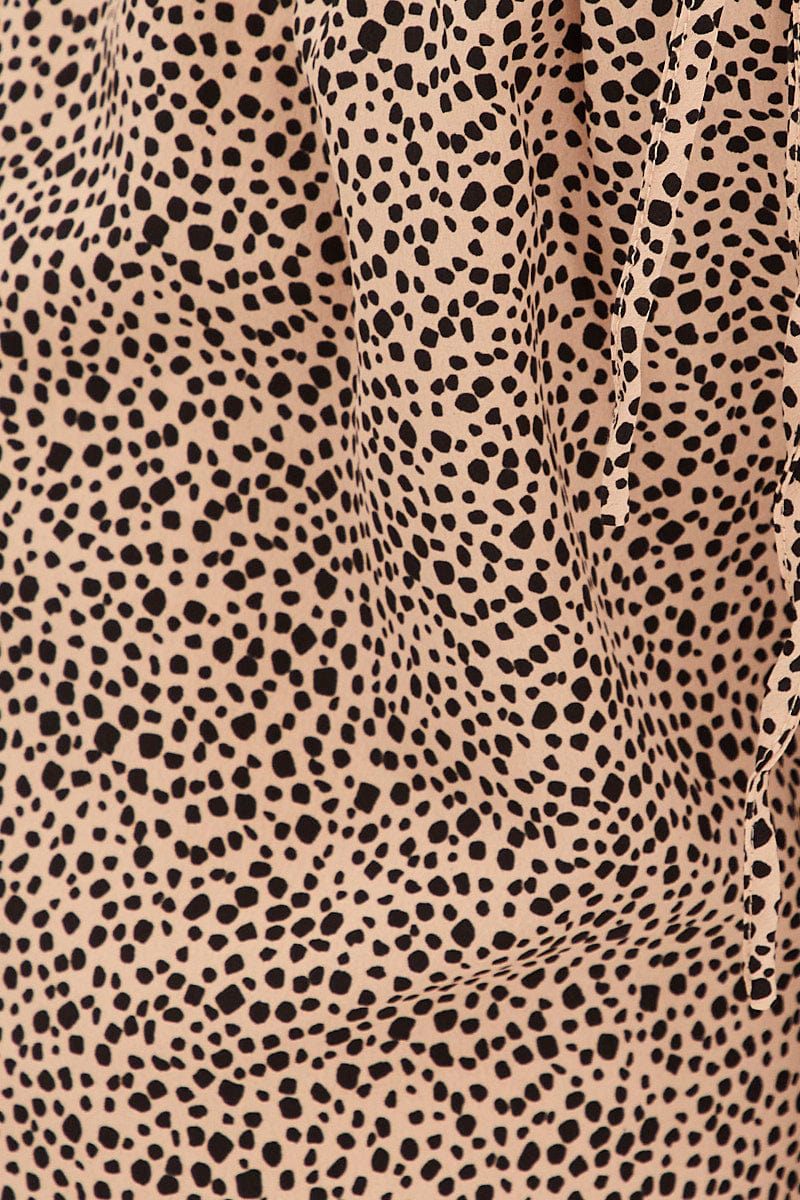 Animal Print Wide Leg Pants High Rise - Image 6