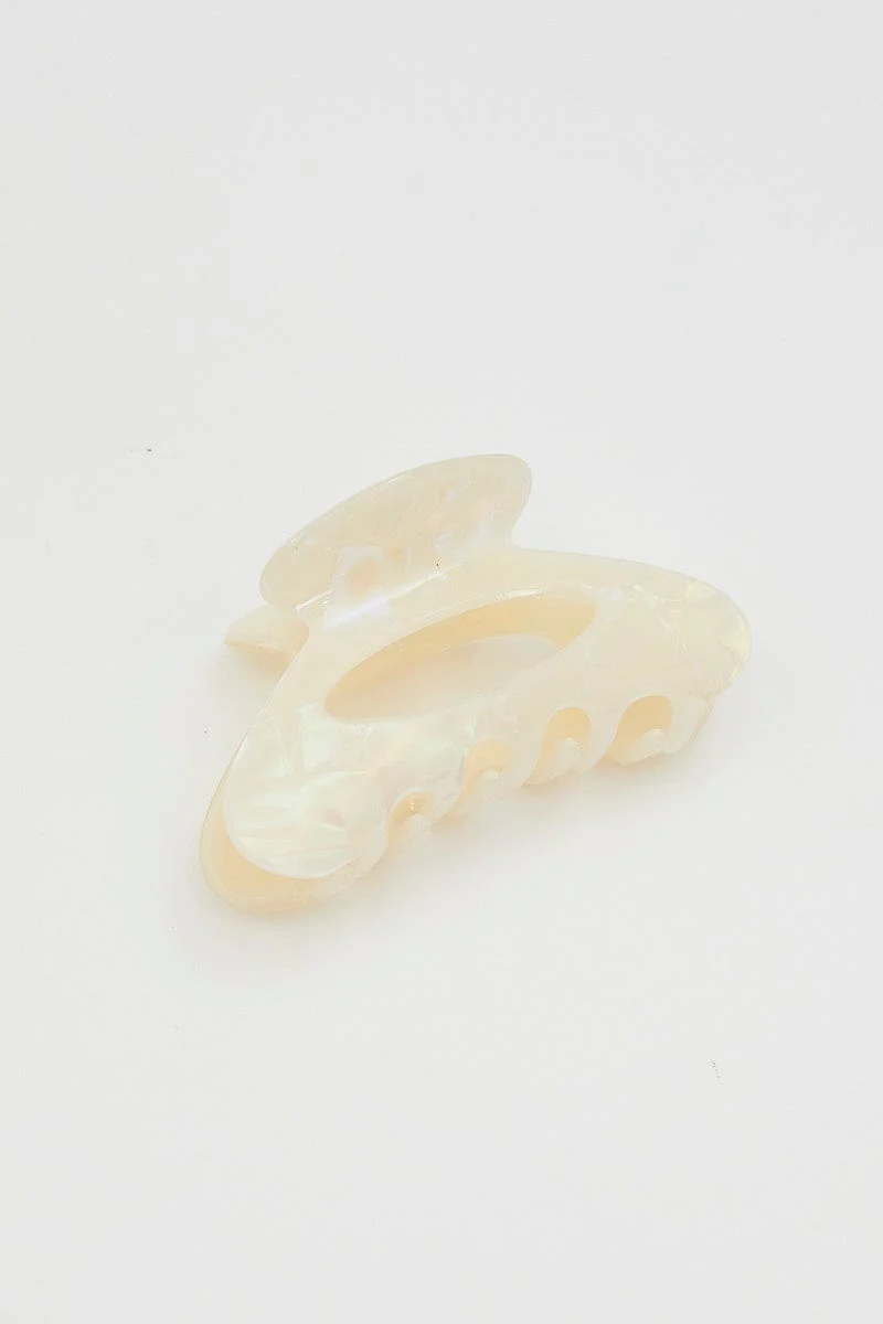 Beige Claw Clip - Image 2