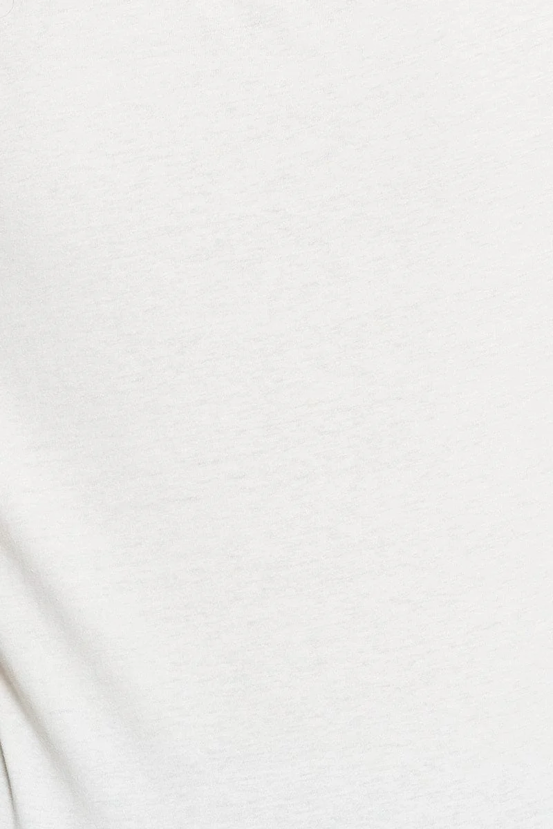 Beige Graphic T-shirt Short Sleeve - Image 6