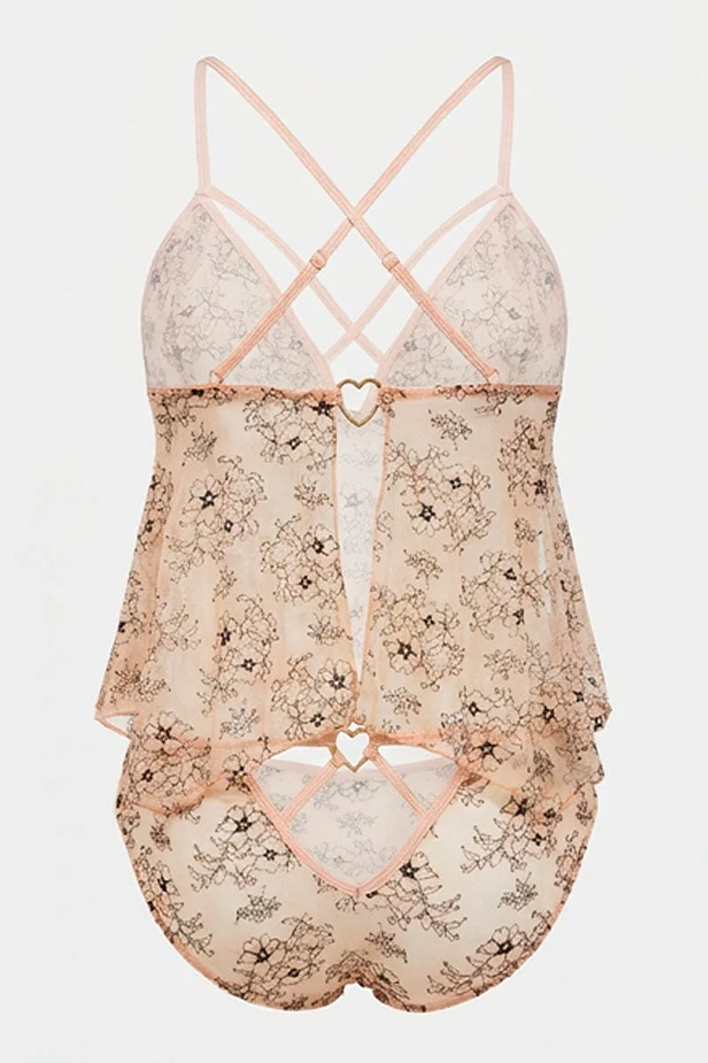 Beige Lingerie Set - Image 2