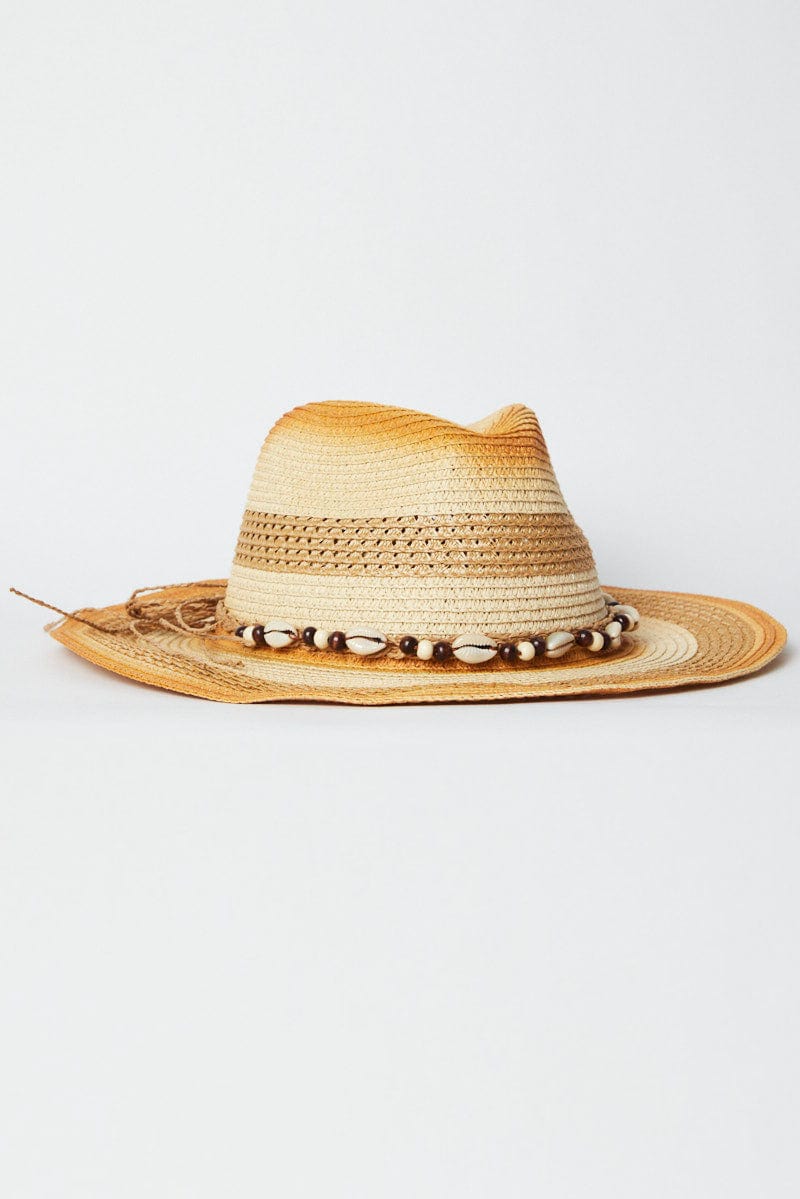 Beige Straw Cowboy Hat