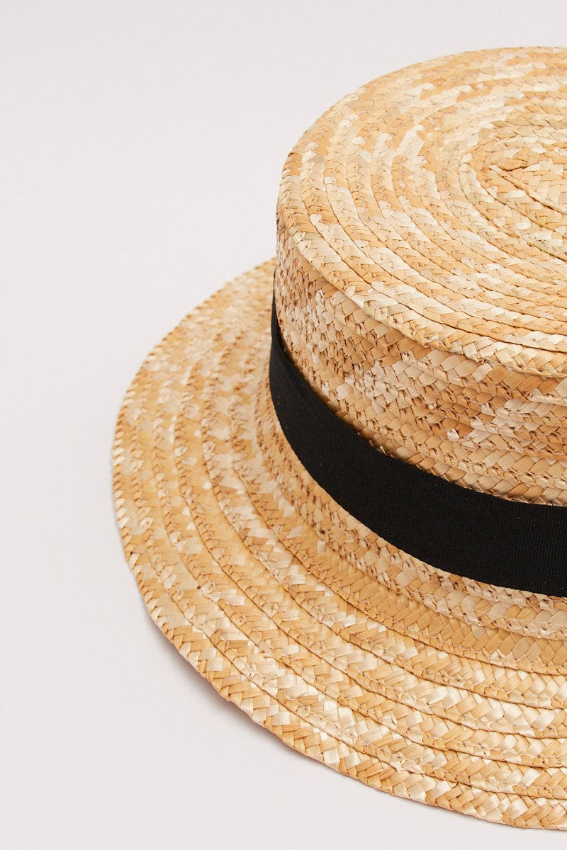 Beige Straw Hat - Image 2