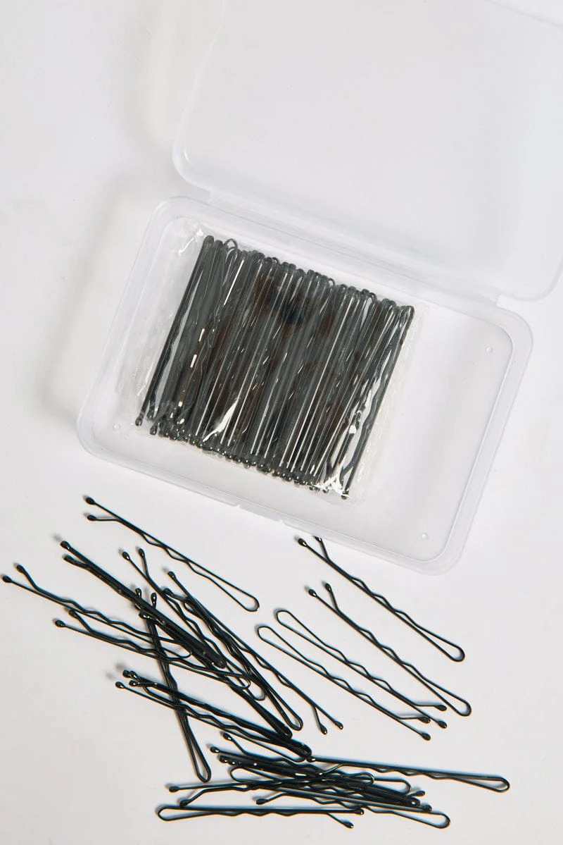Black 100 Pcs Hair Pins Bobby Pins - Image 3
