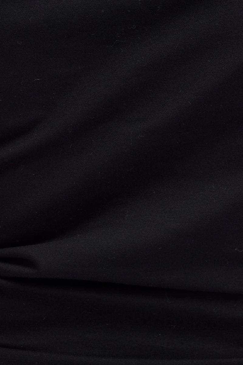 Black Bardot Top Short Sleeve - Image 6