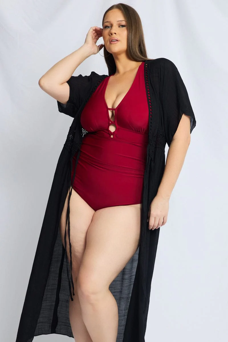 Black Beach Cover Up - Image 3