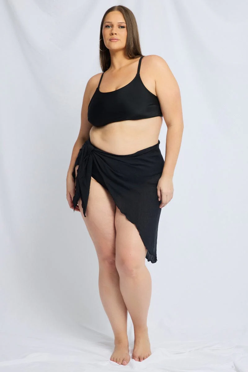 Black Beach Sarong - Image 4