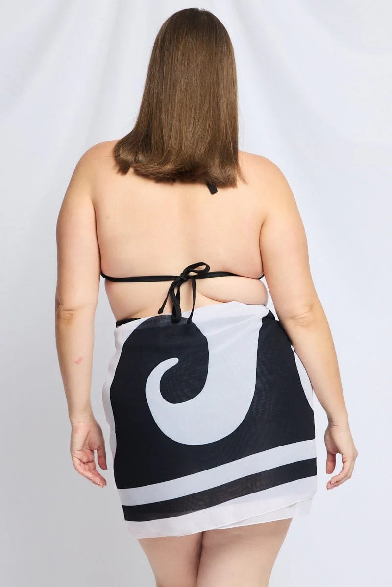 Black Beach Sarong - Image 6