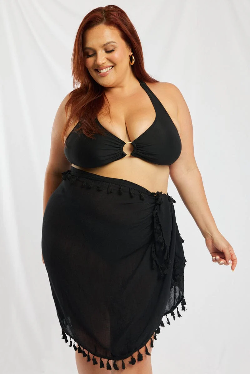 Black Beach Sarong