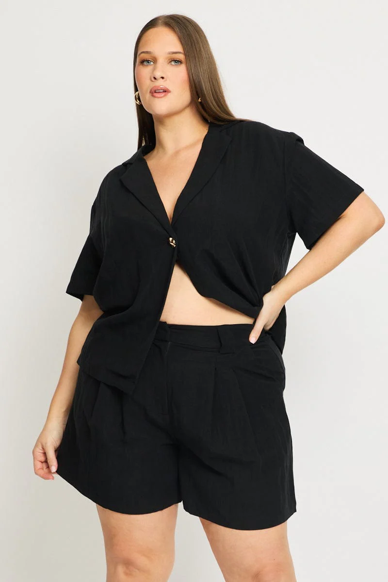 Black Bermuda Shorts