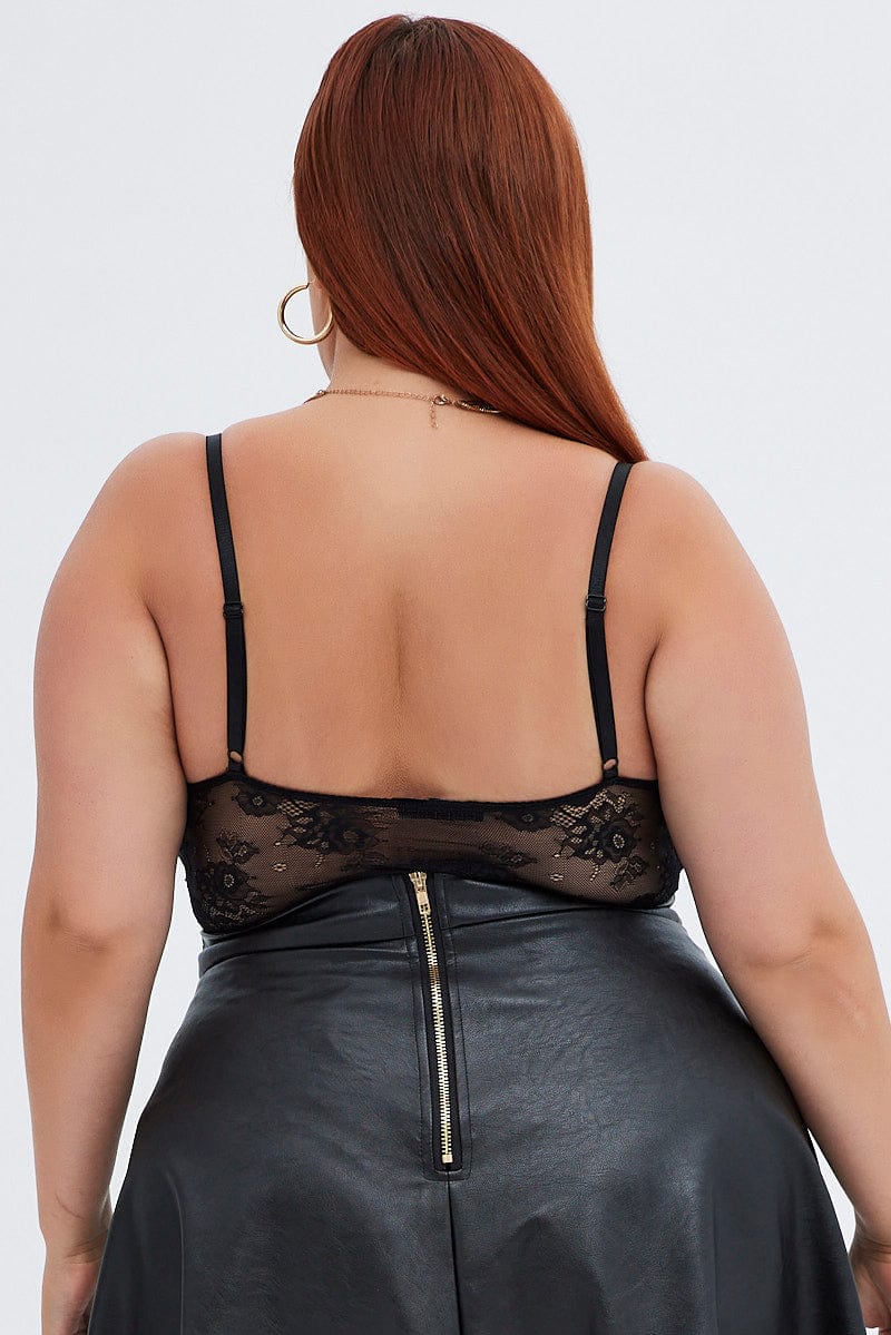 Black Bodysuit Lace - Image 5