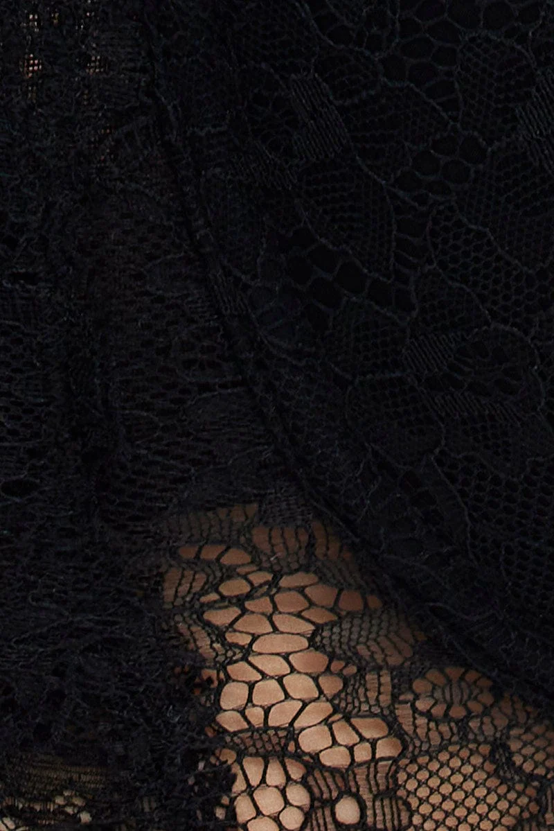 Black Bodysuit Lace - Image 6