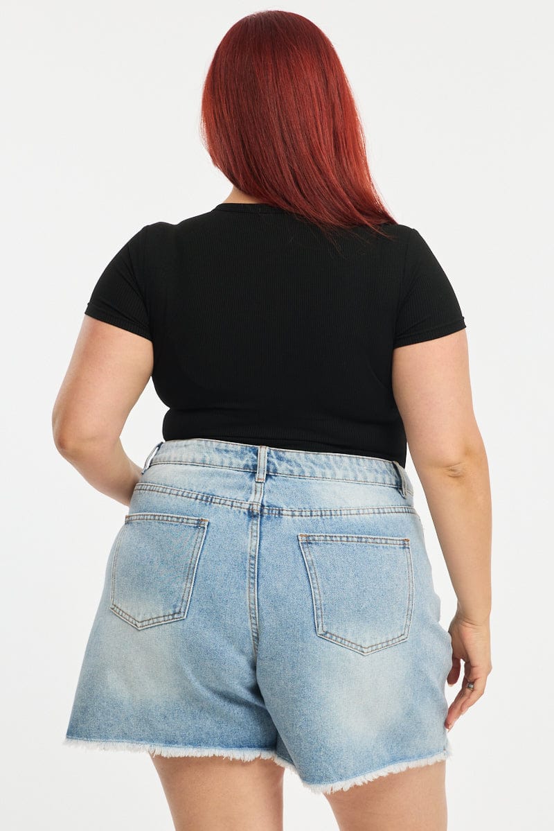 Black Bodysuit Short Sleeve - Image 5