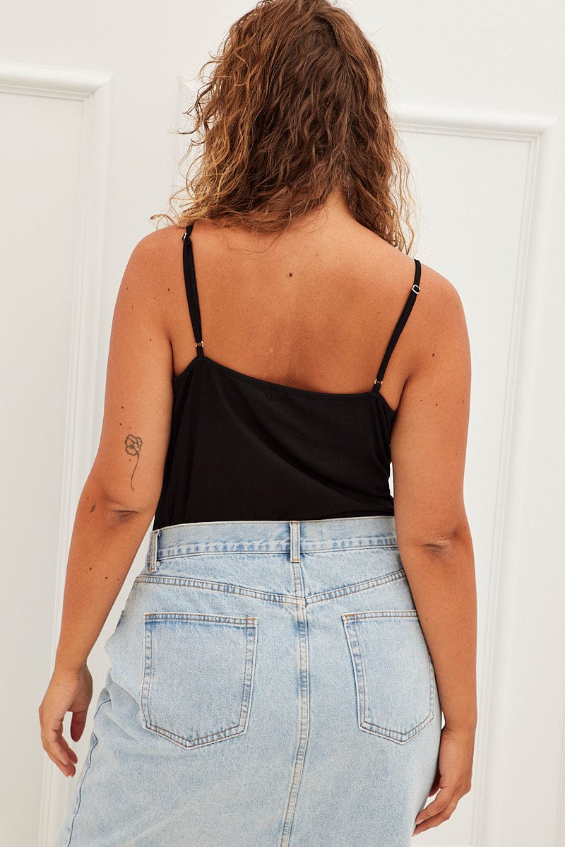 Black Bodysuit Singlet - Image 5