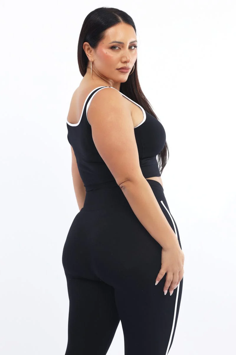 Black Bralette Seamless - Image 5
