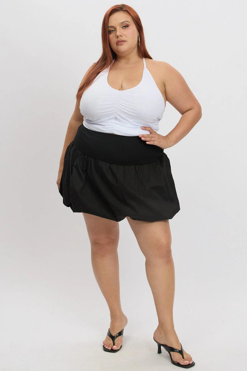 Black Bubble Skirt - Image 2