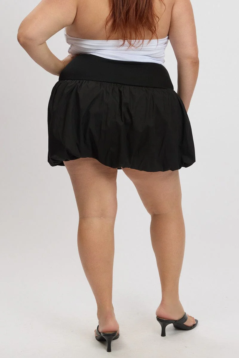 Black Bubble Skirt - Image 5