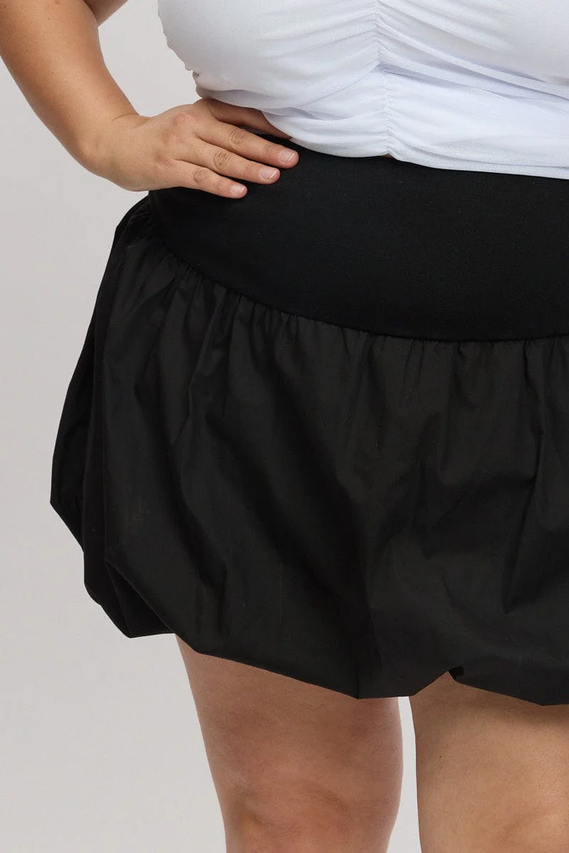 Black Bubble Skirt - Image 6
