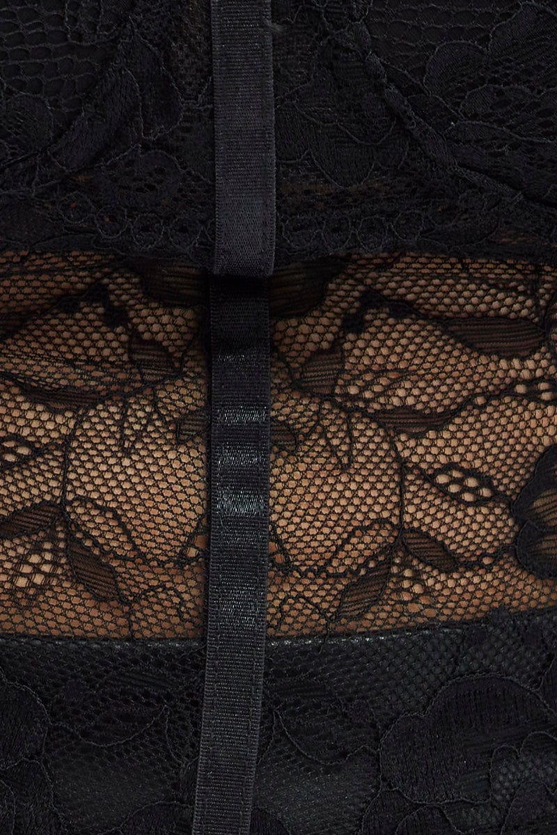 Black Corset Top Lace - Image 6