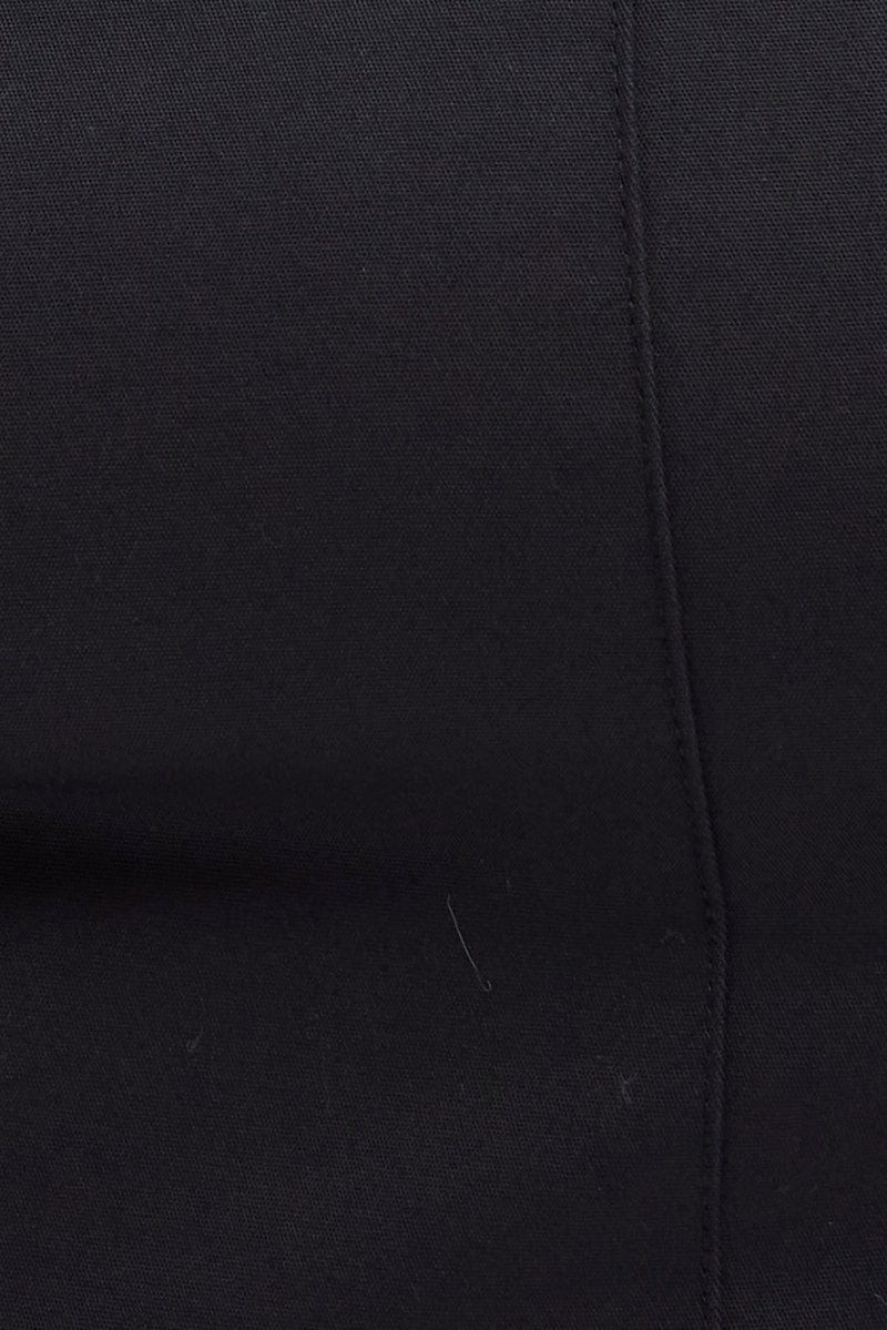 Black Corset Top Sleeveless Crop - Image 6