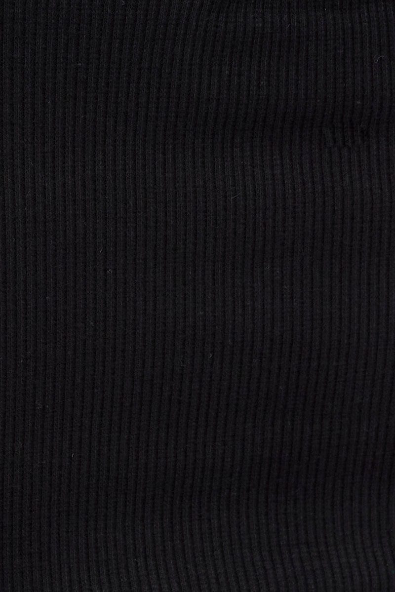 Black Corset Top Sleeveless Scoop Neck - Image 6
