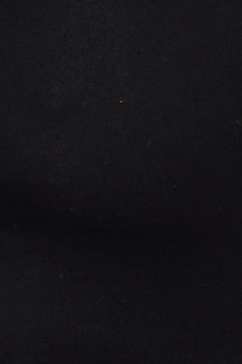 Black Cotton Bodysuit Sleeveless - Image 6