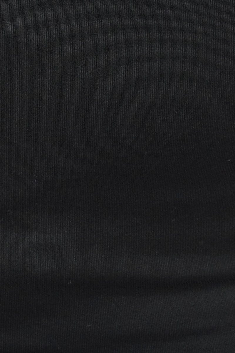 Black Crop Tank Top Square Neck - Image 6