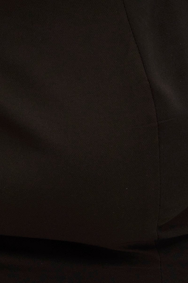 Black Crop Top Sleeveless V-wire - Image 6