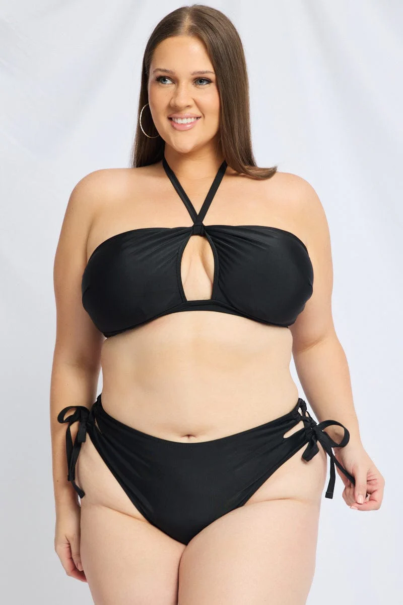 Black Cut Out Bikini Set - Image 2