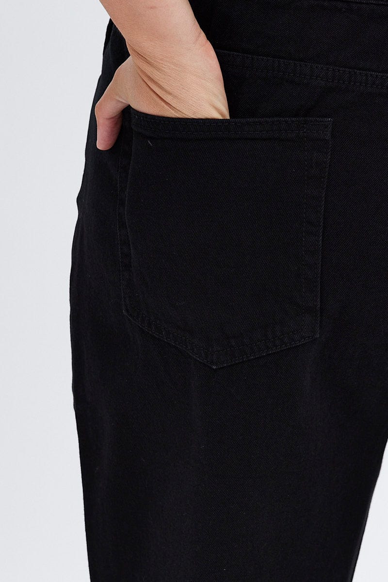 Black Denim Overall - Image 6