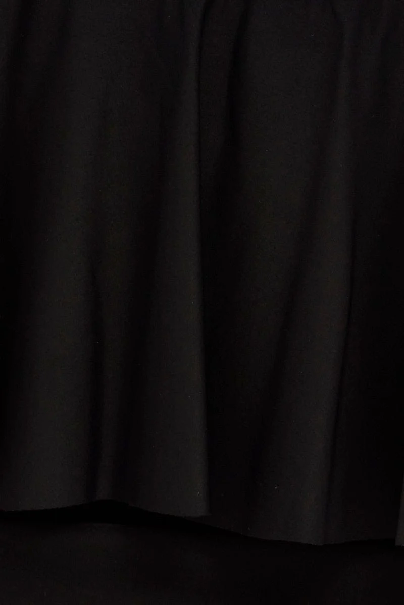 Black Frill Bodysuit Off Shoulder Frill Jersey - Image 6