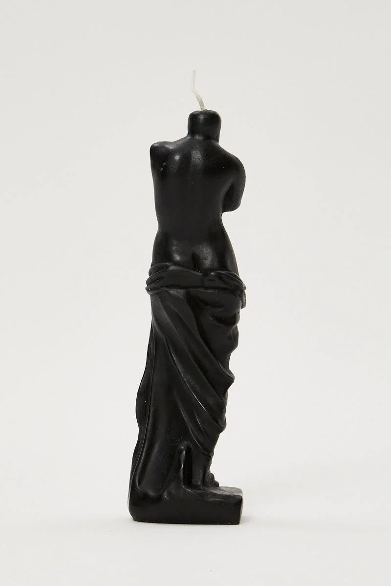 Black Grecian Figure Candle - Image 3