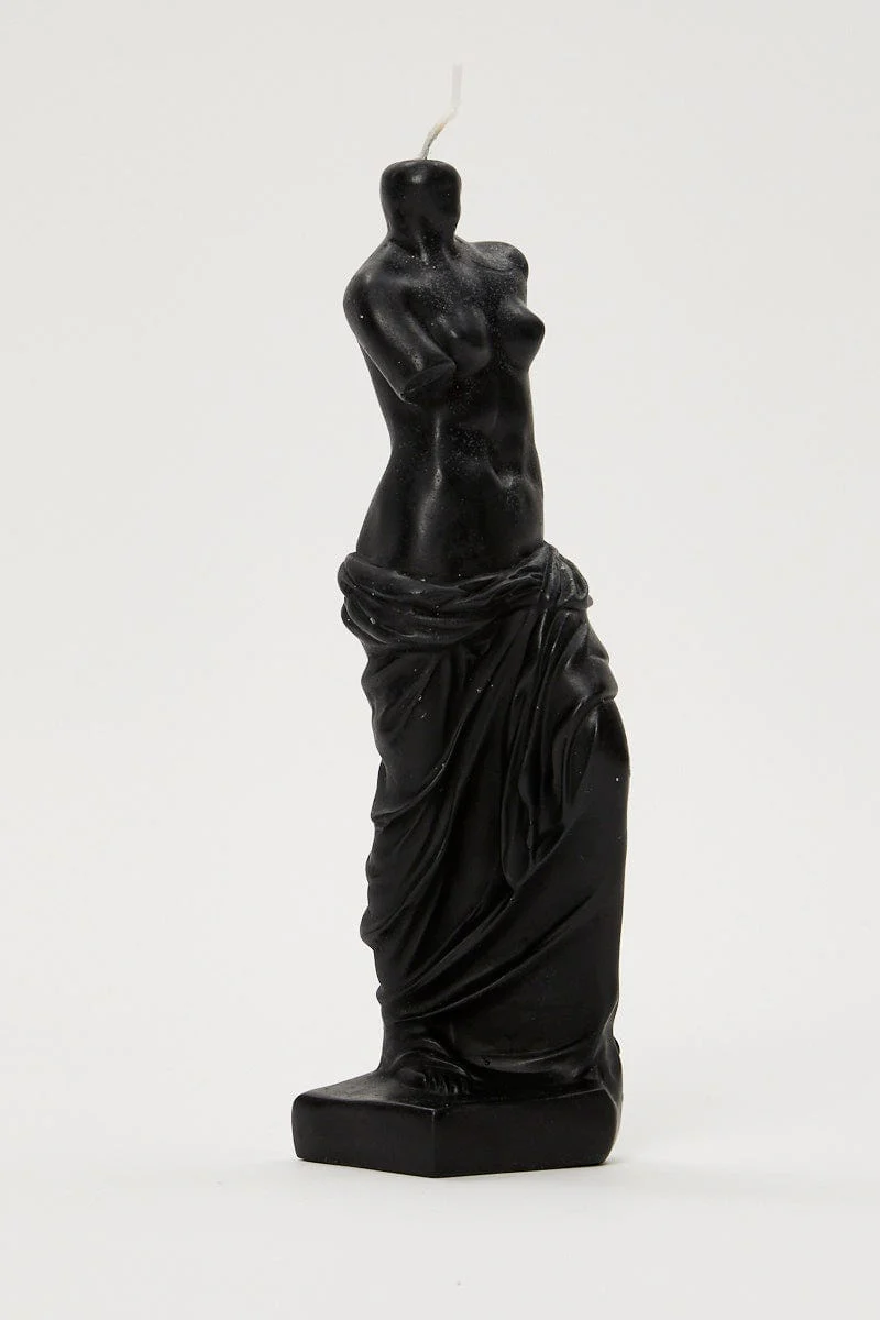 Black Grecian Figure Candle - Image 4