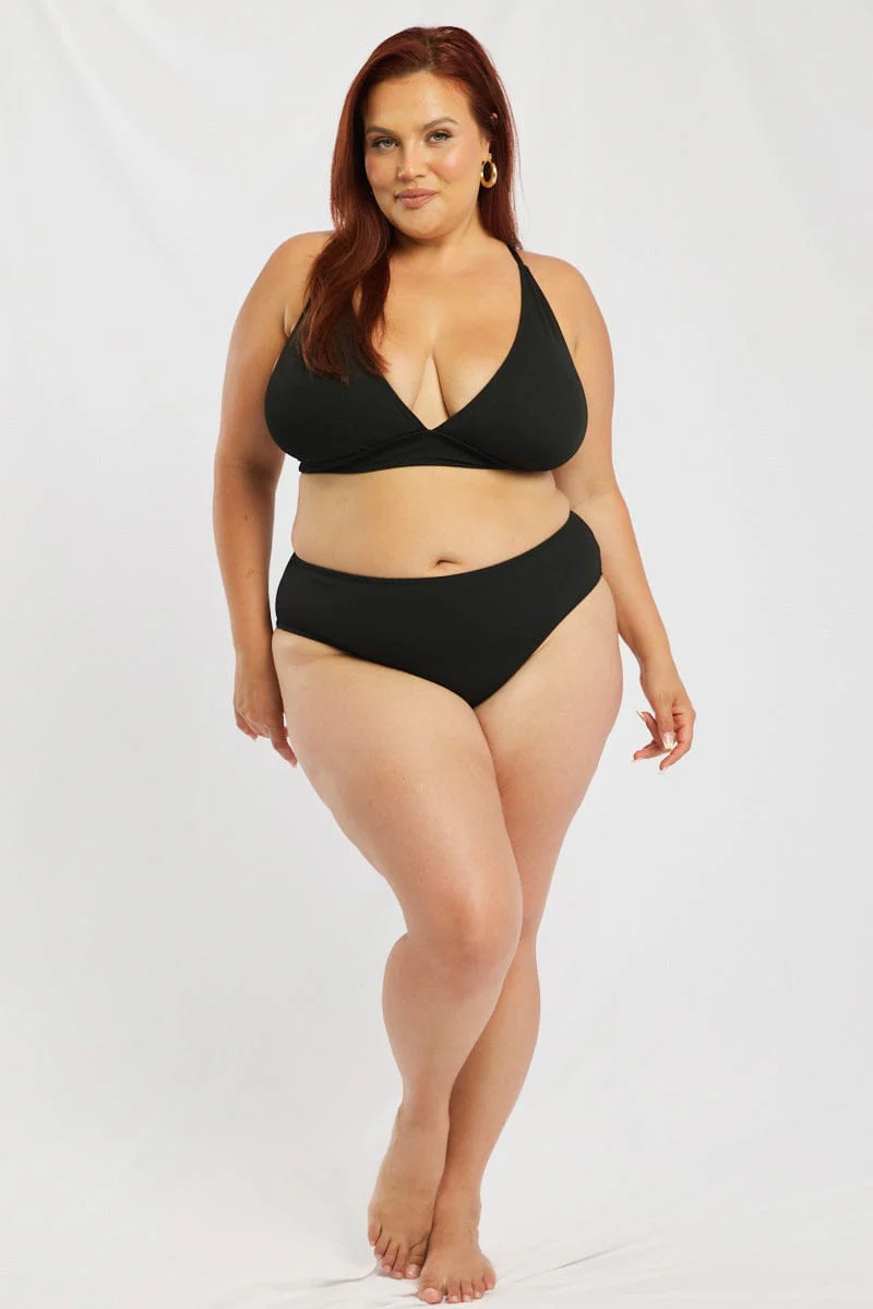 Black Halter Bikini Set - Image 2
