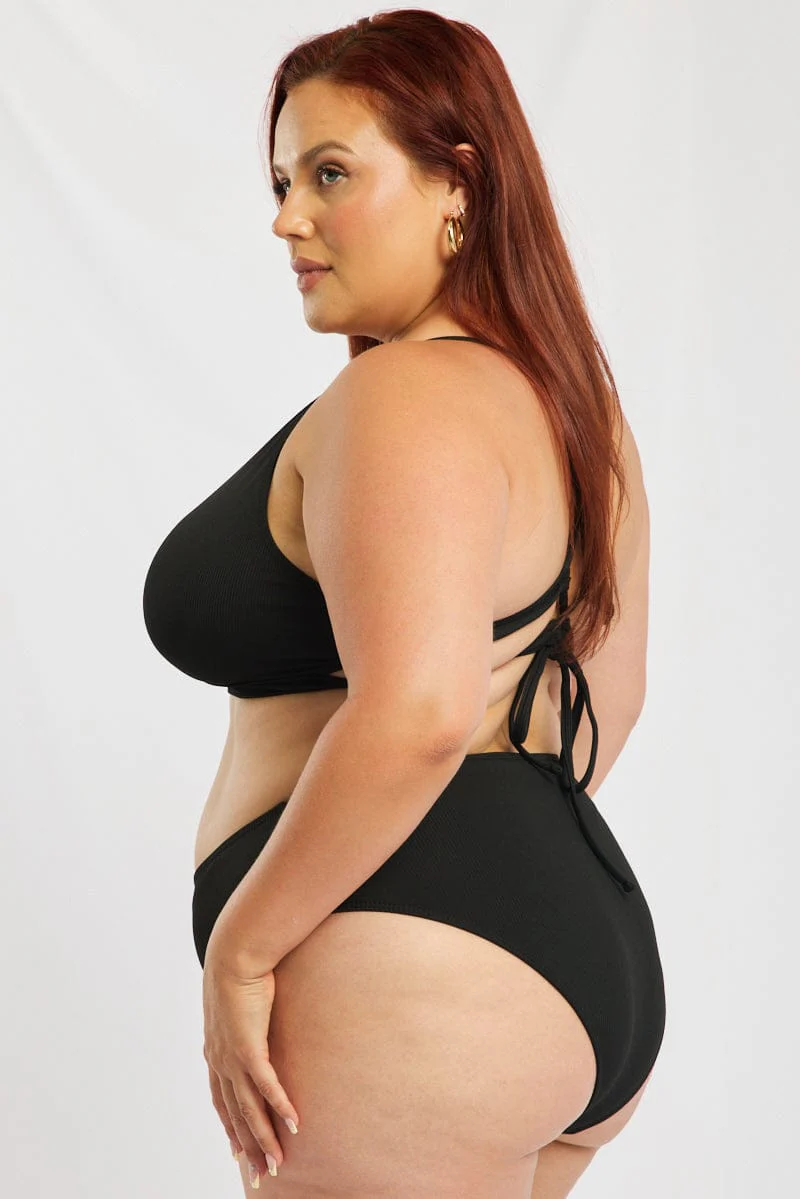 Black Halter Bikini Set - Image 3
