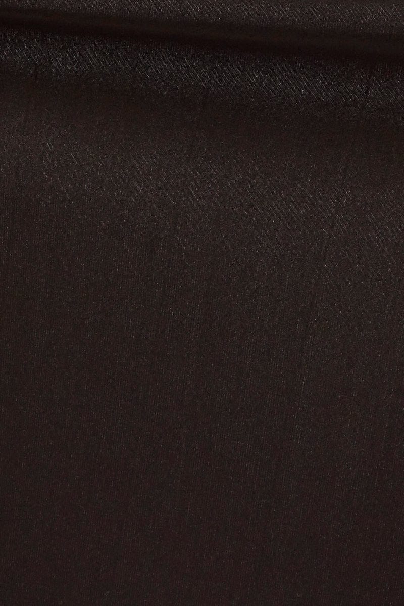 Black Halter Top Jersey Tie Front - Image 6