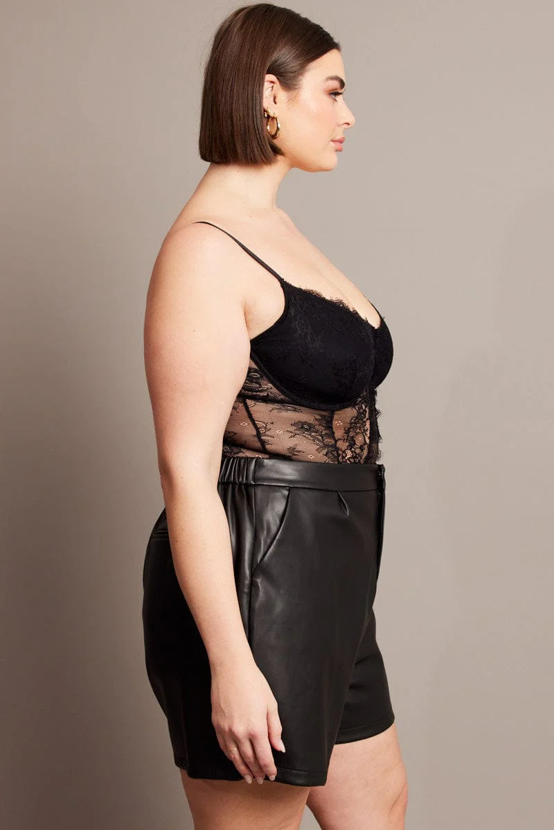Black Lace Bodysuit - Image 4