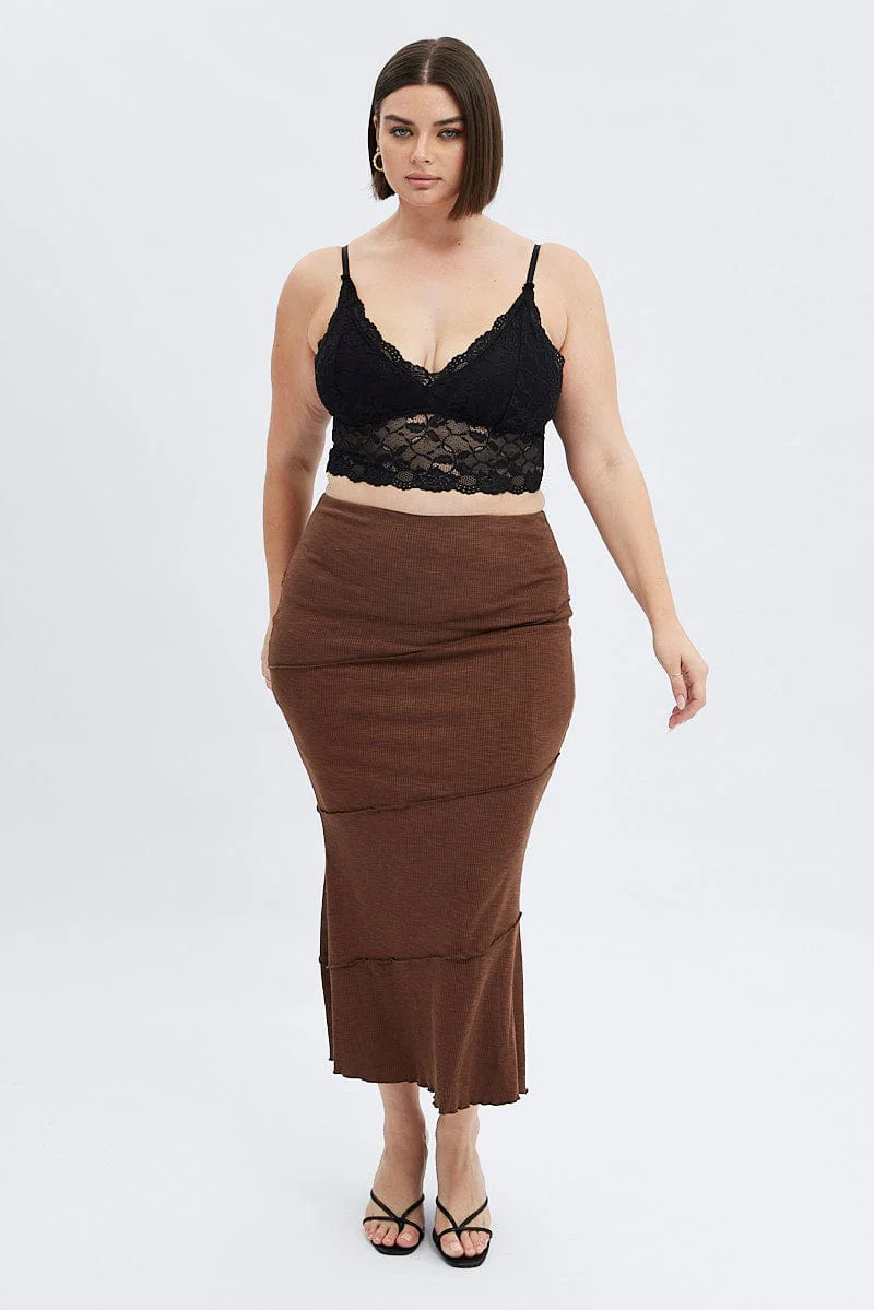 Black Lace Bralette - Image 2