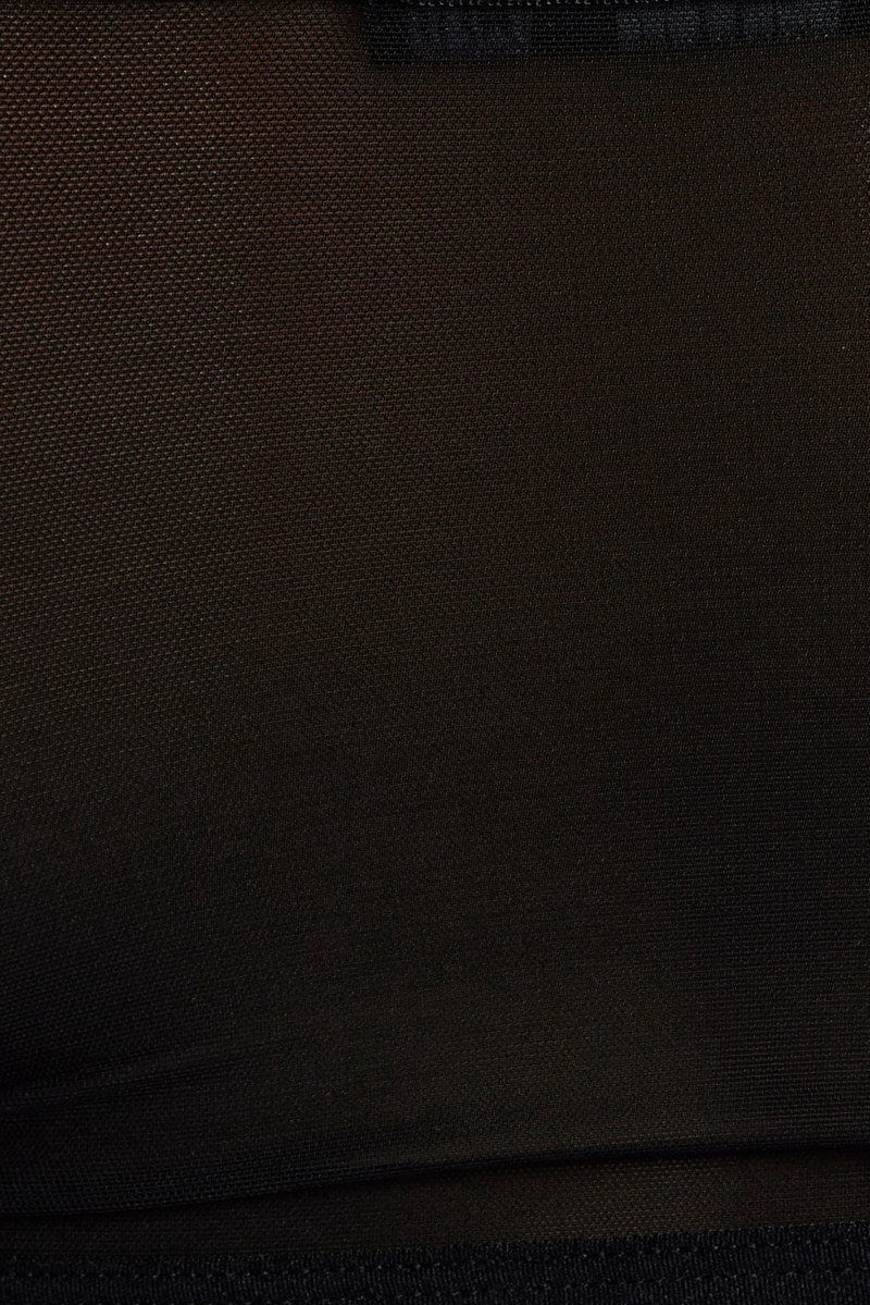 Black Lace Top Sleeveless Sweetheart Neckline - Image 6