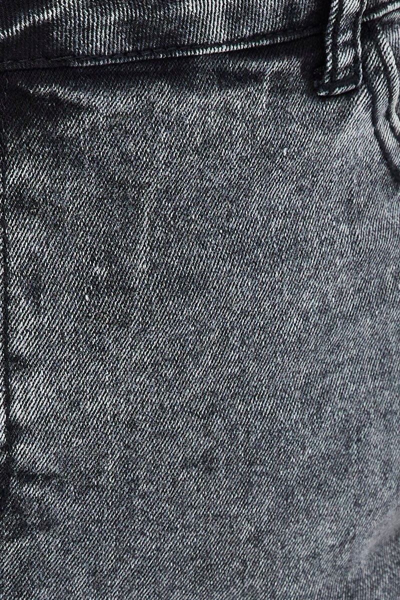 Black Midi Skirt Denim - Image 6