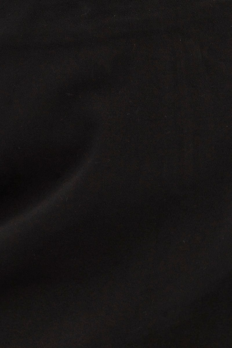 Black Mini Skirt Faux Leather - Image 6