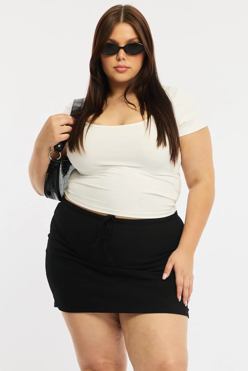 Black Mini Skort - Image 2