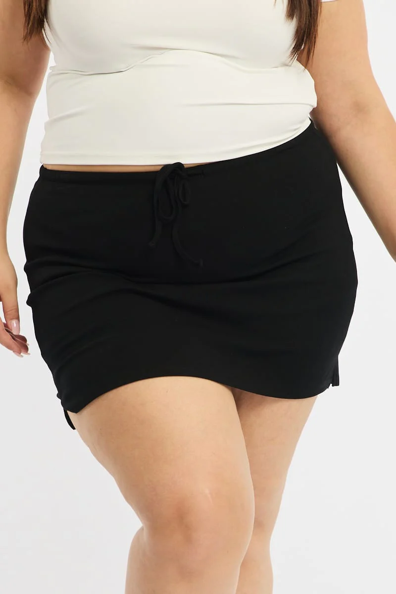 Black Mini Skort - Image 3