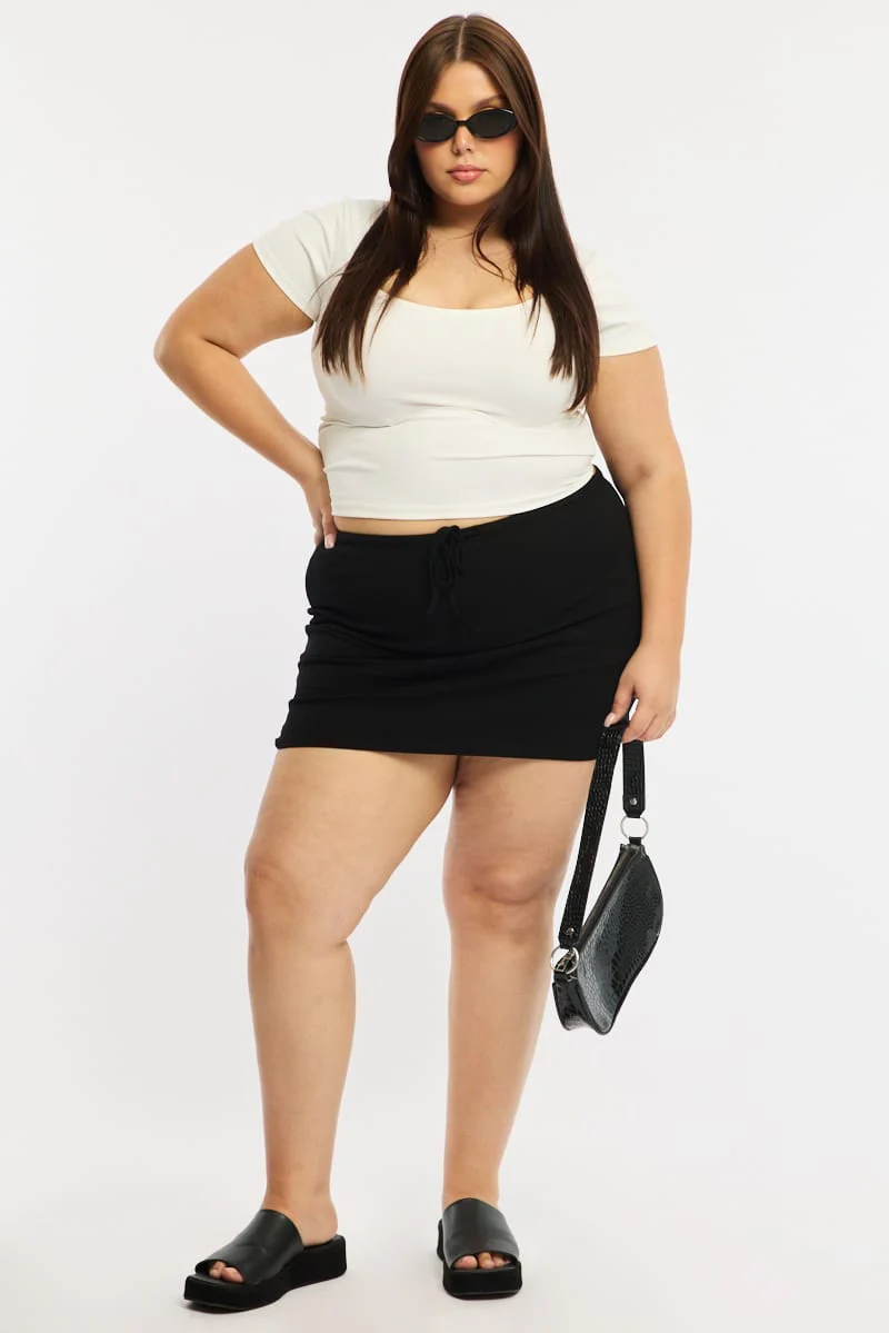 Black Mini Skort - Image 4